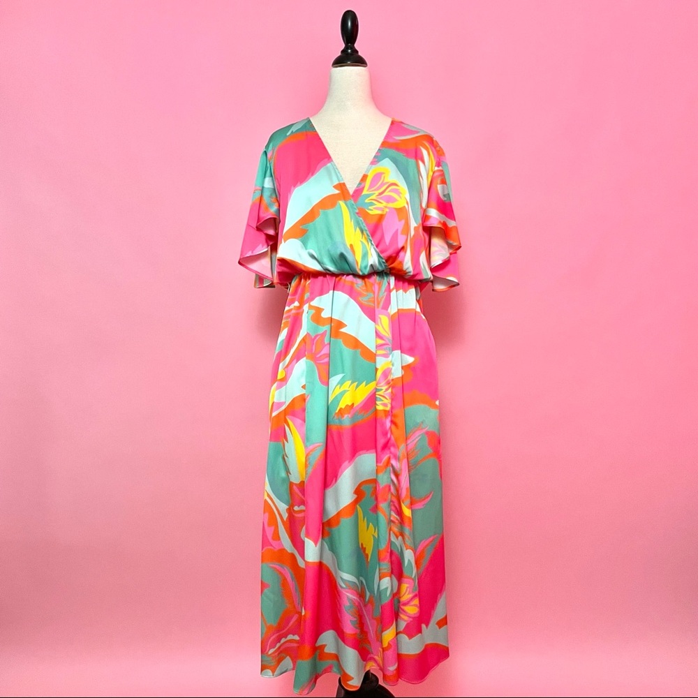 NWT Jude Connally Camille Midi Dress